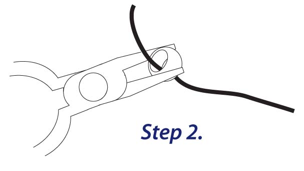 step 2 attaching a crimp step 2 attaching a crimp